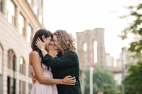 Brooklyn Bridge Engagement Session