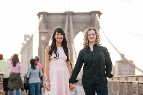 Brooklyn Bridge Engagement Session